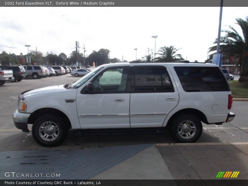 Oxford White / Medium Graphite 2002 Ford Expedition XLT
