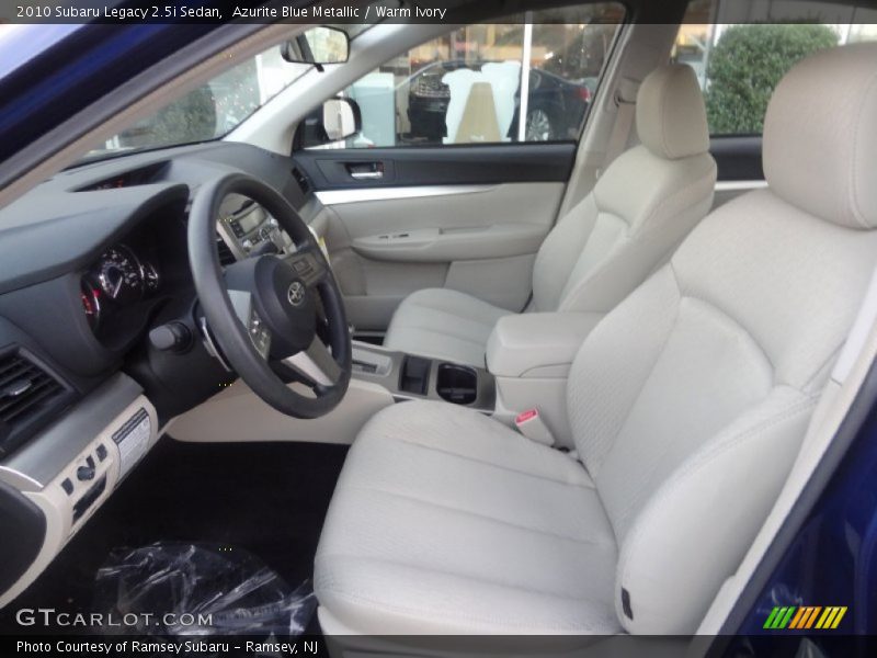 Azurite Blue Metallic / Warm Ivory 2010 Subaru Legacy 2.5i Sedan
