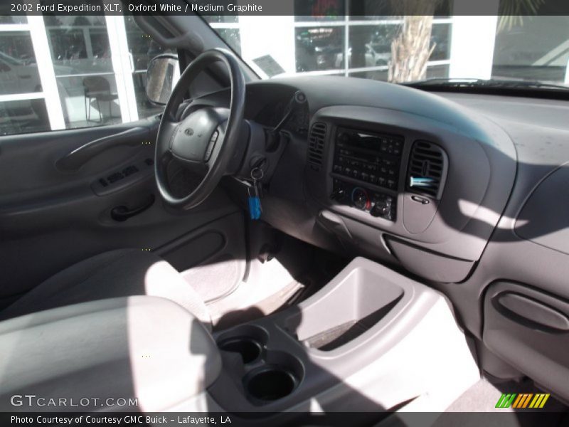 Oxford White / Medium Graphite 2002 Ford Expedition XLT