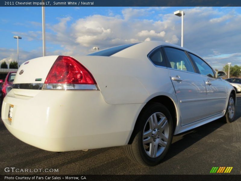 Summit White / Neutral 2011 Chevrolet Impala LT