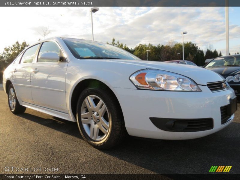 Summit White / Neutral 2011 Chevrolet Impala LT
