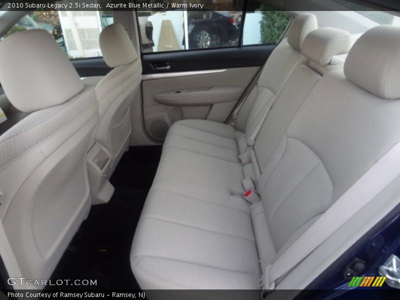 Azurite Blue Metallic / Warm Ivory 2010 Subaru Legacy 2.5i Sedan