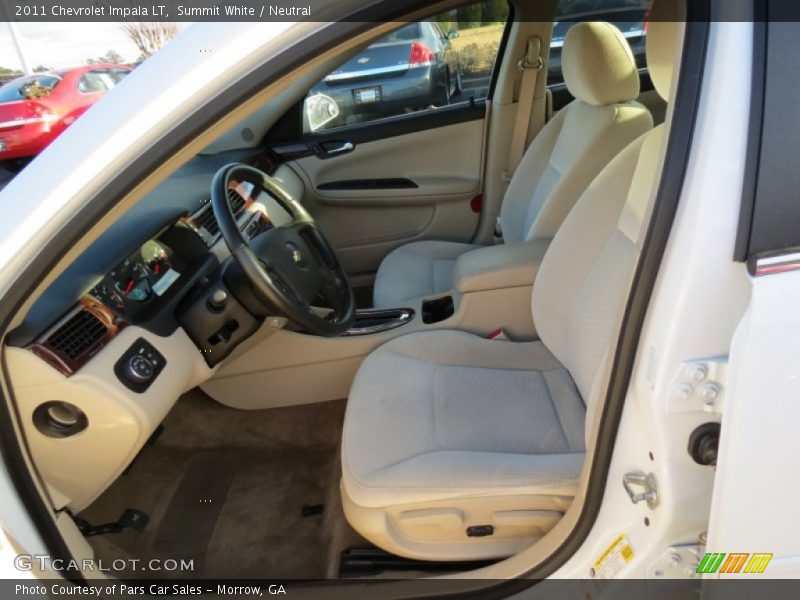 Summit White / Neutral 2011 Chevrolet Impala LT