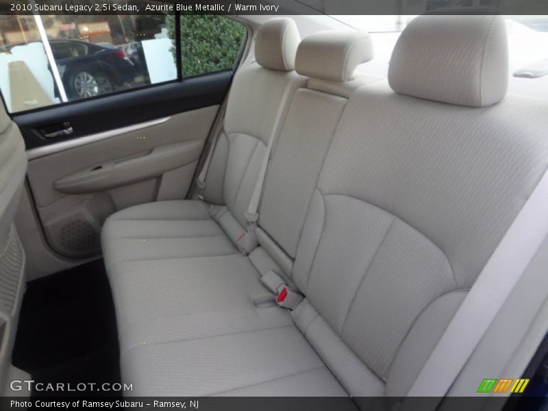 Azurite Blue Metallic / Warm Ivory 2010 Subaru Legacy 2.5i Sedan