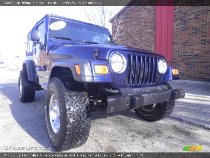 Patriot Blue Pearl / Dark Slate Gray 2005 Jeep Wrangler X 4x4