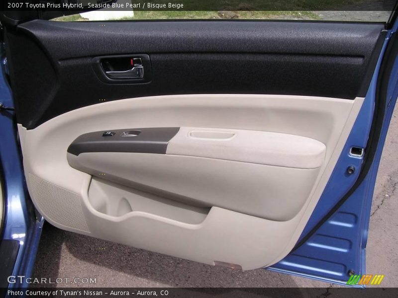Seaside Blue Pearl / Bisque Beige 2007 Toyota Prius Hybrid