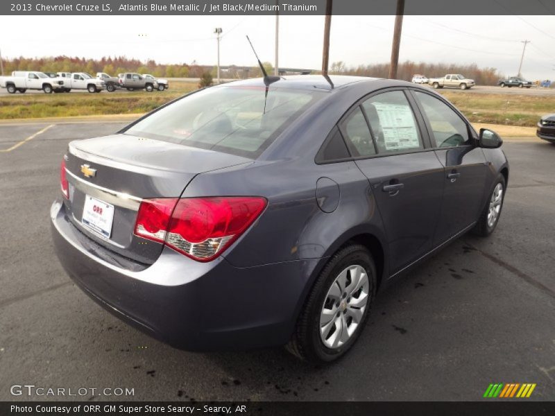 Atlantis Blue Metallic / Jet Black/Medium Titanium 2013 Chevrolet Cruze LS