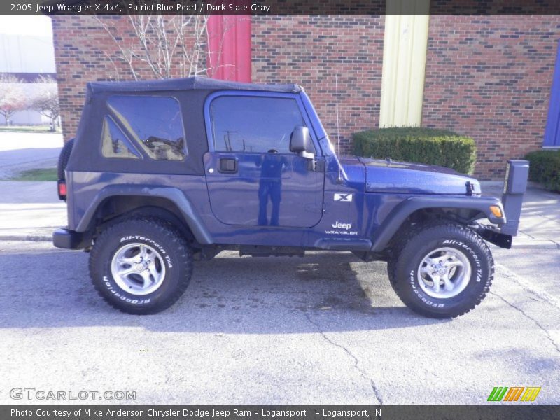 Patriot Blue Pearl / Dark Slate Gray 2005 Jeep Wrangler X 4x4