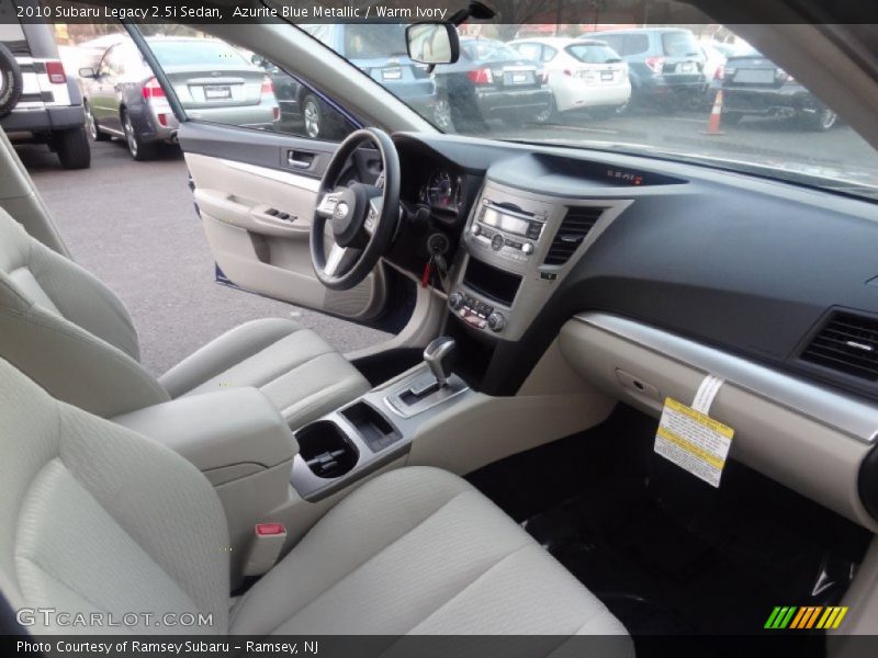 Azurite Blue Metallic / Warm Ivory 2010 Subaru Legacy 2.5i Sedan