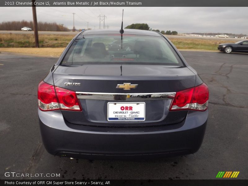 Atlantis Blue Metallic / Jet Black/Medium Titanium 2013 Chevrolet Cruze LS