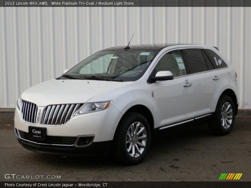 White Platinum Tri-Coat / Medium Light Stone 2013 Lincoln MKX AWD