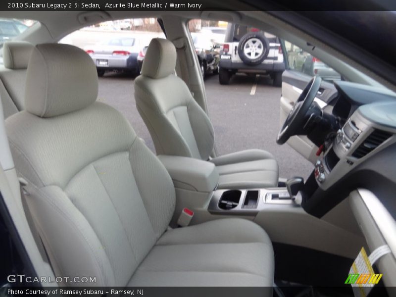 Azurite Blue Metallic / Warm Ivory 2010 Subaru Legacy 2.5i Sedan