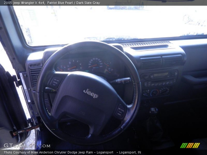 Patriot Blue Pearl / Dark Slate Gray 2005 Jeep Wrangler X 4x4