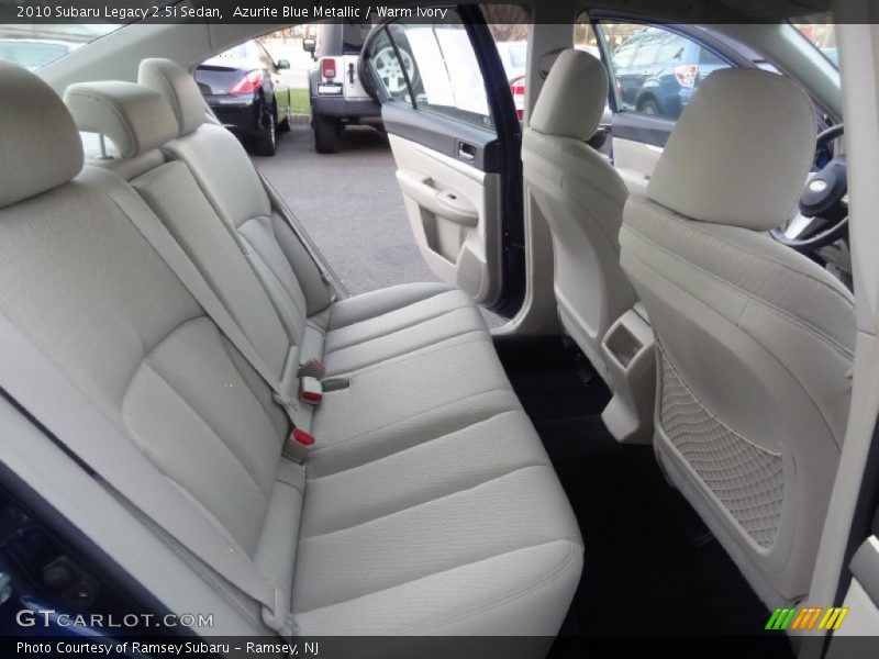 Azurite Blue Metallic / Warm Ivory 2010 Subaru Legacy 2.5i Sedan