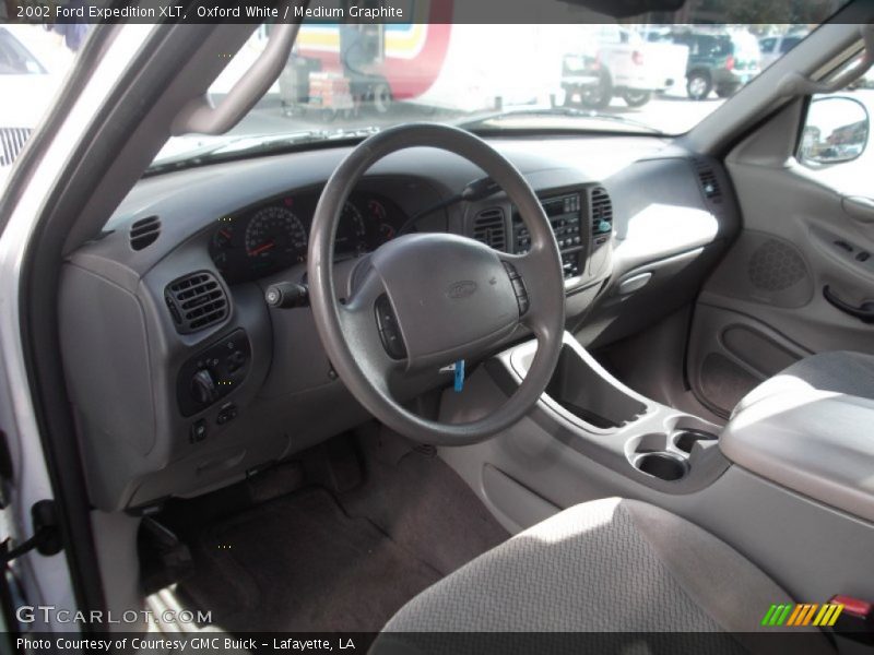 Oxford White / Medium Graphite 2002 Ford Expedition XLT