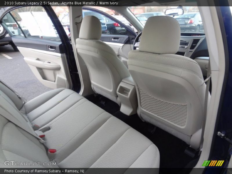 Azurite Blue Metallic / Warm Ivory 2010 Subaru Legacy 2.5i Sedan