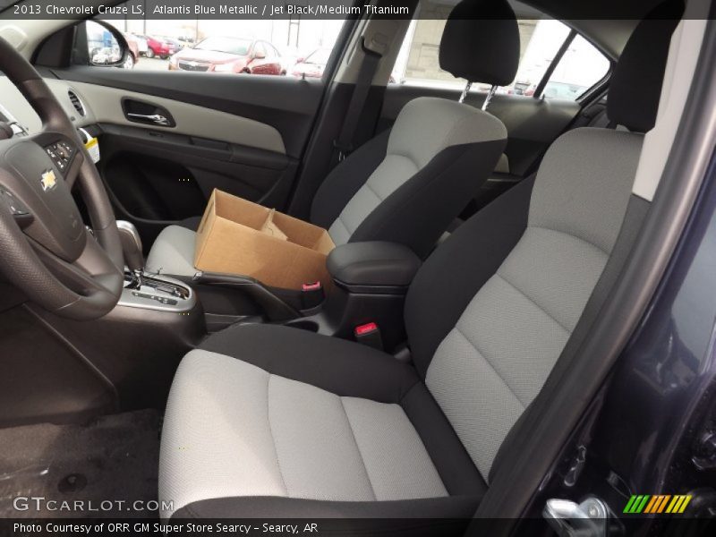 Atlantis Blue Metallic / Jet Black/Medium Titanium 2013 Chevrolet Cruze LS