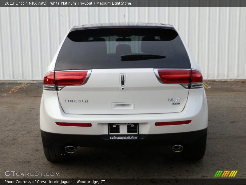 White Platinum Tri-Coat / Medium Light Stone 2013 Lincoln MKX AWD