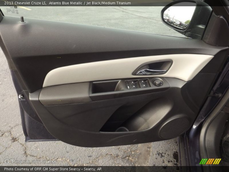Atlantis Blue Metallic / Jet Black/Medium Titanium 2013 Chevrolet Cruze LS