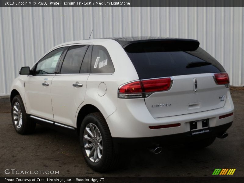 White Platinum Tri-Coat / Medium Light Stone 2013 Lincoln MKX AWD