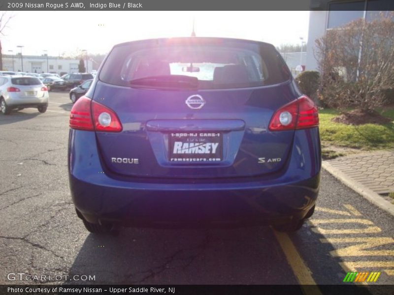 Indigo Blue / Black 2009 Nissan Rogue S AWD