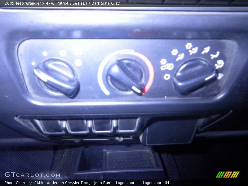 Patriot Blue Pearl / Dark Slate Gray 2005 Jeep Wrangler X 4x4