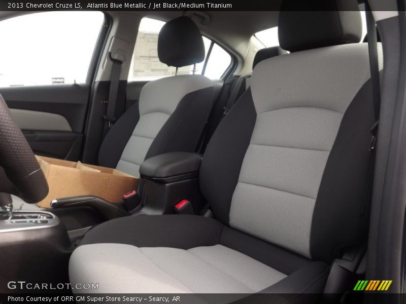 Atlantis Blue Metallic / Jet Black/Medium Titanium 2013 Chevrolet Cruze LS