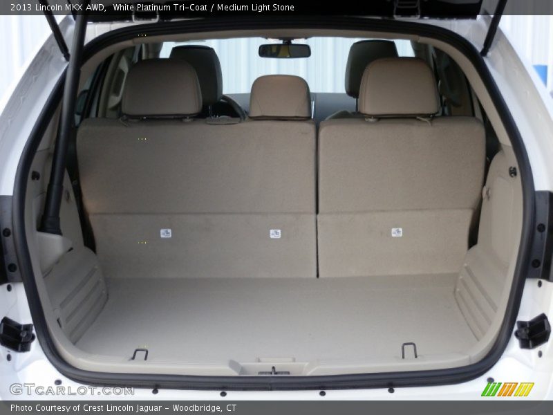 White Platinum Tri-Coat / Medium Light Stone 2013 Lincoln MKX AWD