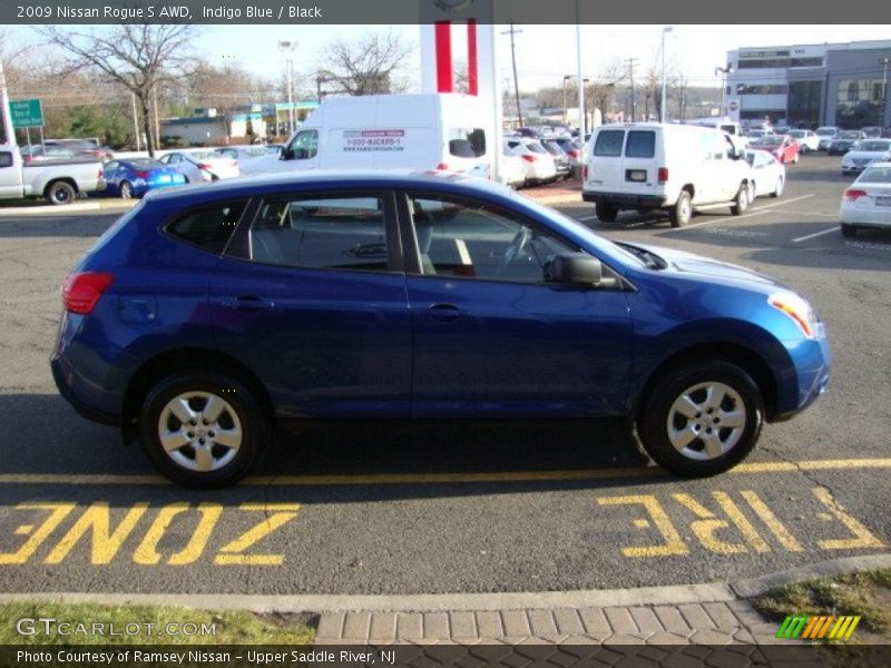 Indigo Blue / Black 2009 Nissan Rogue S AWD