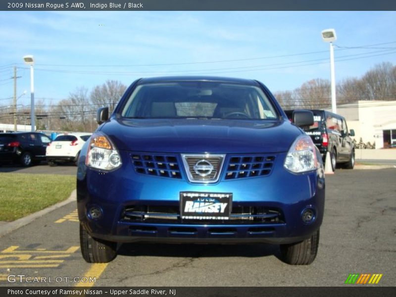 Indigo Blue / Black 2009 Nissan Rogue S AWD