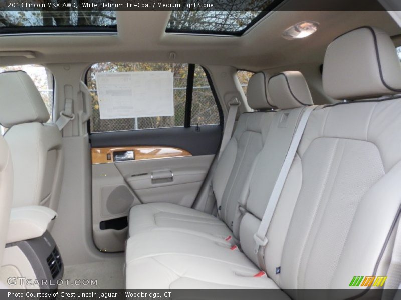 White Platinum Tri-Coat / Medium Light Stone 2013 Lincoln MKX AWD