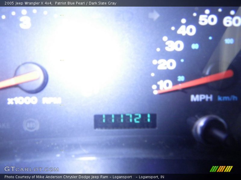 Patriot Blue Pearl / Dark Slate Gray 2005 Jeep Wrangler X 4x4