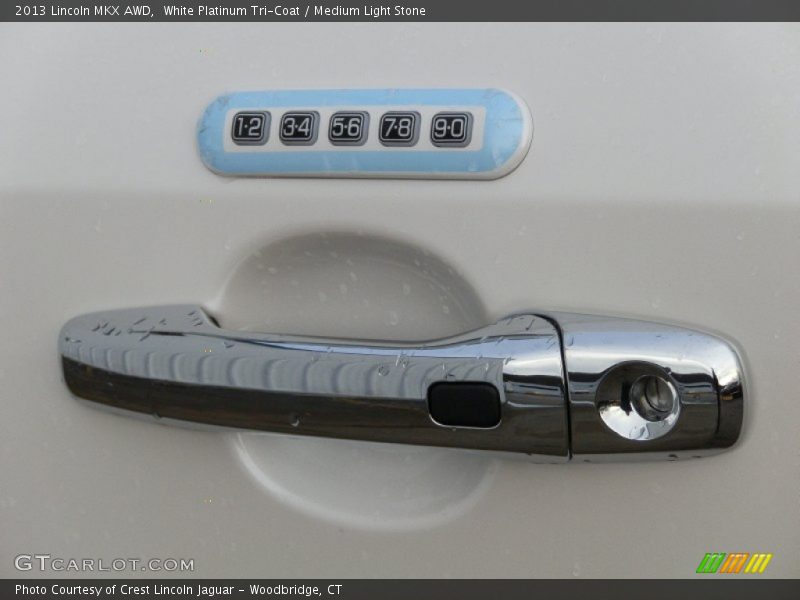 White Platinum Tri-Coat / Medium Light Stone 2013 Lincoln MKX AWD