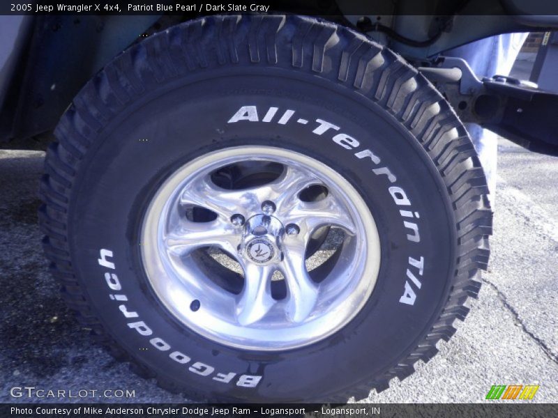 Patriot Blue Pearl / Dark Slate Gray 2005 Jeep Wrangler X 4x4