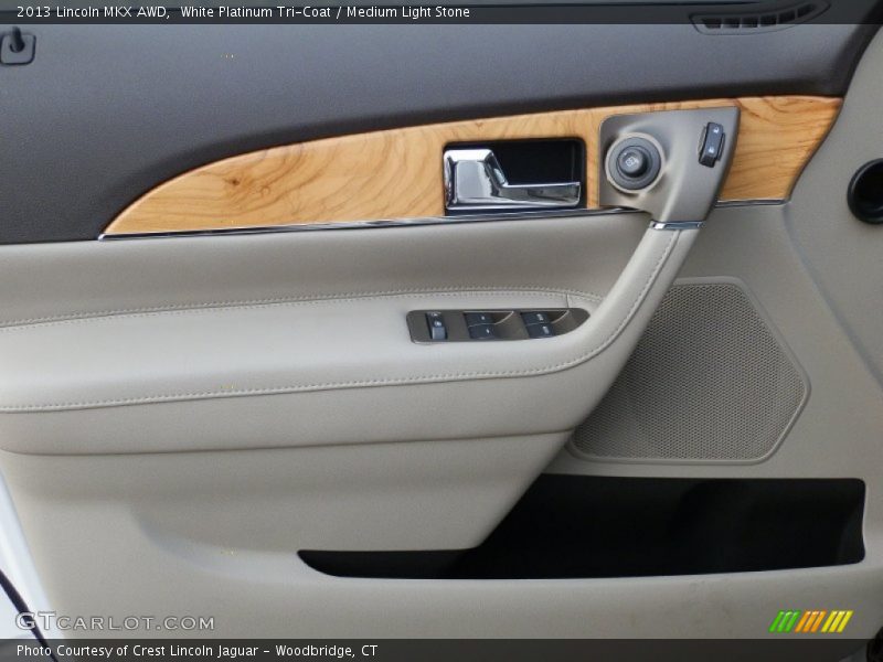 White Platinum Tri-Coat / Medium Light Stone 2013 Lincoln MKX AWD