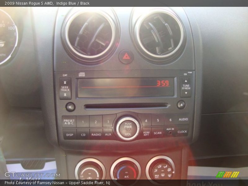 Indigo Blue / Black 2009 Nissan Rogue S AWD