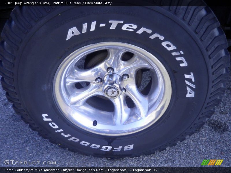 Patriot Blue Pearl / Dark Slate Gray 2005 Jeep Wrangler X 4x4