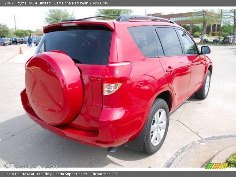 Barcelona Red Pearl / Ash Gray 2007 Toyota RAV4 Limited