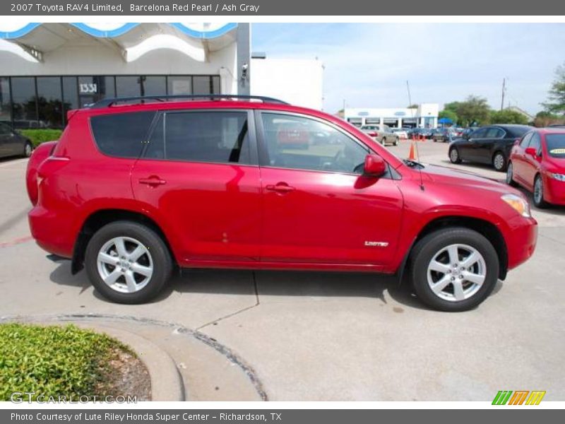 Barcelona Red Pearl / Ash Gray 2007 Toyota RAV4 Limited