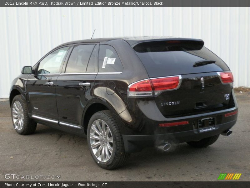 Kodiak Brown / Limited Edition Bronze Metallic/Charcoal Black 2013 Lincoln MKX AWD