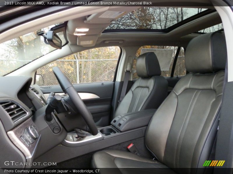 Kodiak Brown / Limited Edition Bronze Metallic/Charcoal Black 2013 Lincoln MKX AWD