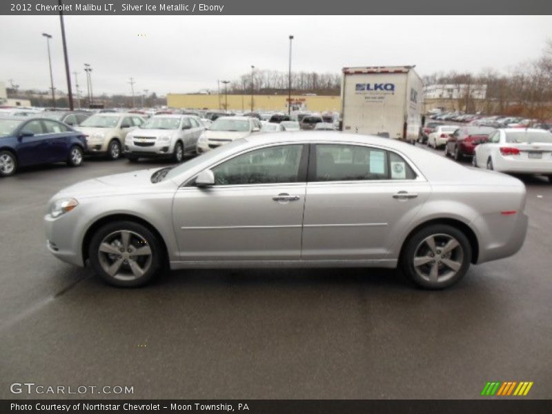 Silver Ice Metallic / Ebony 2012 Chevrolet Malibu LT