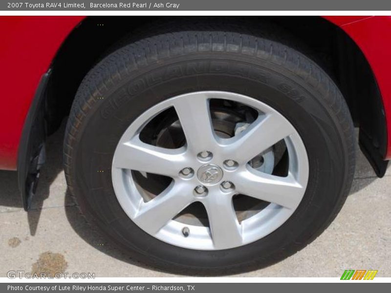 Barcelona Red Pearl / Ash Gray 2007 Toyota RAV4 Limited