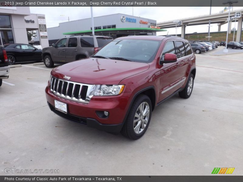 Deep Cherry Red Crystal Pearl / Black 2013 Jeep Grand Cherokee Laredo X Package