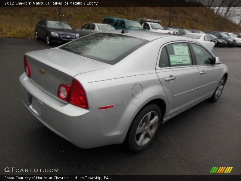 Silver Ice Metallic / Ebony 2012 Chevrolet Malibu LT