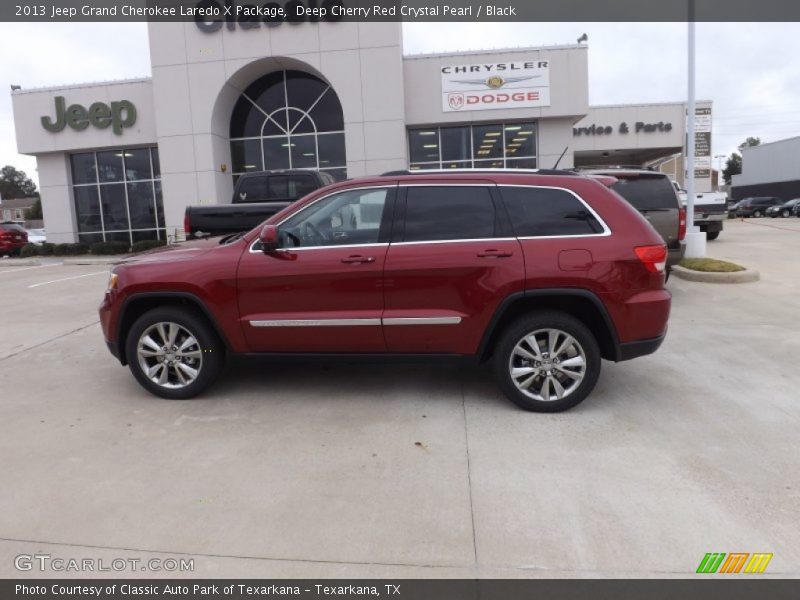 Deep Cherry Red Crystal Pearl / Black 2013 Jeep Grand Cherokee Laredo X Package