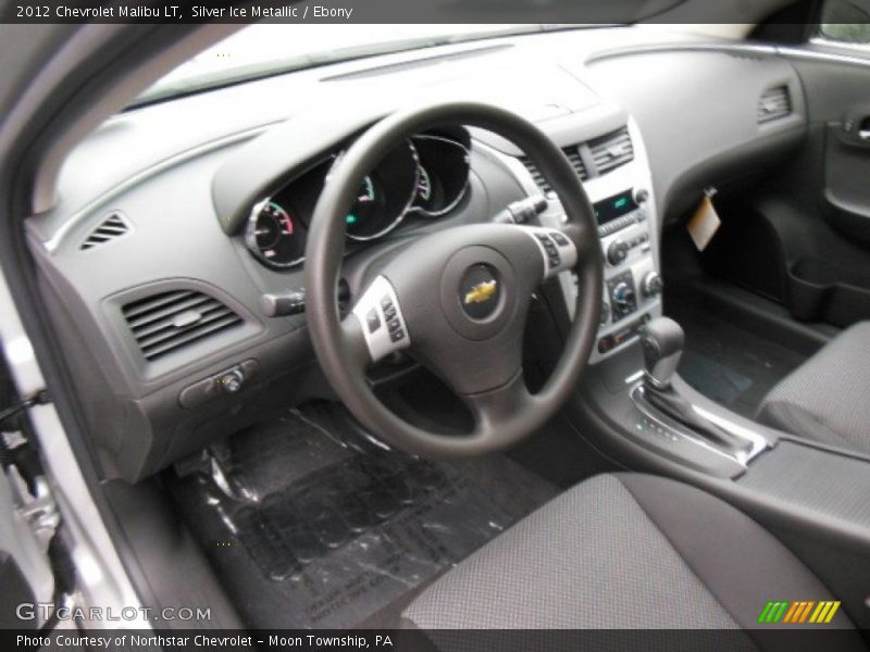 Silver Ice Metallic / Ebony 2012 Chevrolet Malibu LT