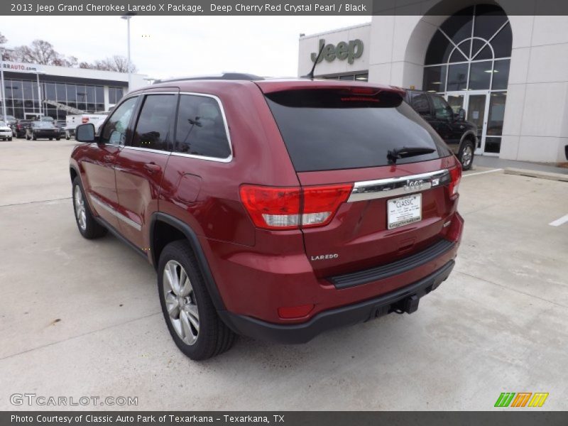 Deep Cherry Red Crystal Pearl / Black 2013 Jeep Grand Cherokee Laredo X Package