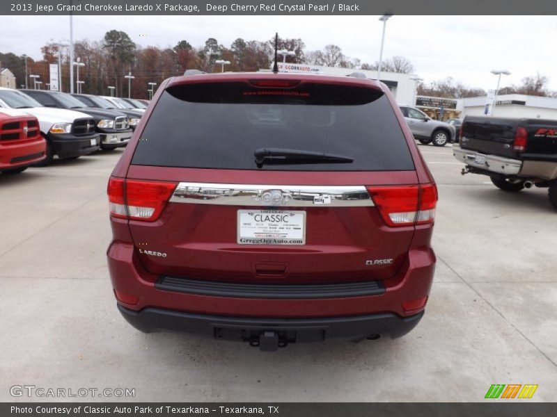 Deep Cherry Red Crystal Pearl / Black 2013 Jeep Grand Cherokee Laredo X Package