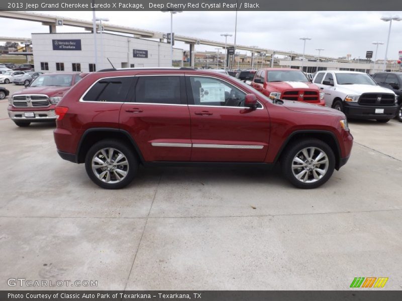 Deep Cherry Red Crystal Pearl / Black 2013 Jeep Grand Cherokee Laredo X Package